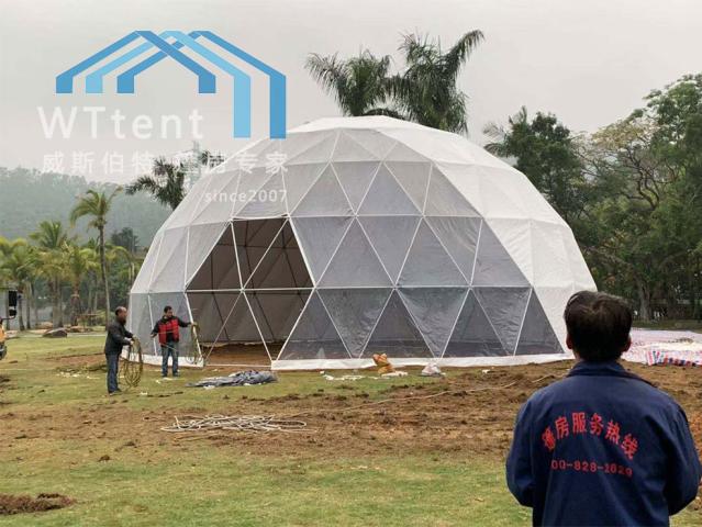 Geodesic dome tent 